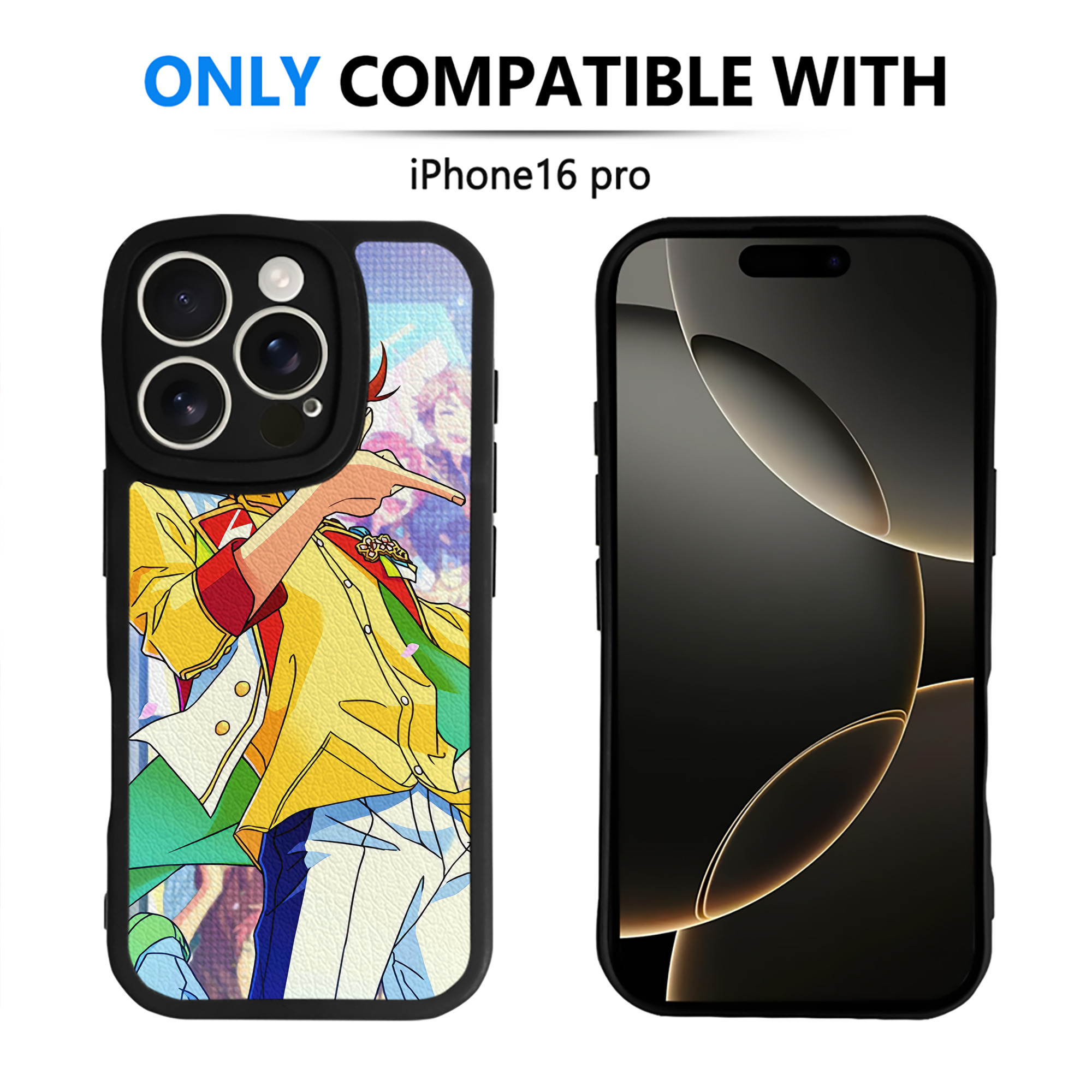 （画像用） あんさんぶるスターズ! Ensemble Stars 【iPhone 16シリーズ対応】シリコンスマホケース（レザー調） 材質：シリコン